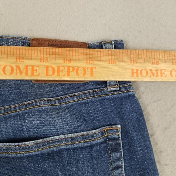 Lucky Brand Jeans Mens 34x32 Blue 221 Straight Stretch Zip Fly Straight Leg - Picture 9 of 16